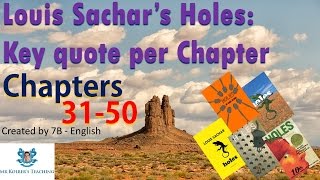 Holes – Key Quotes Chapters 3150 Louis Sachar [upl. by Niveg]