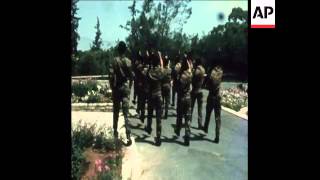 SYND 10 7 74 PRESIDENT MAKARIOS SACKS GREEK OFFICERS IN THE CYPRUS NATIONAL GUARD [upl. by Aiksas]