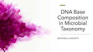 DNA Base Composition in Microbial Taxonomy [upl. by Accemahs228]