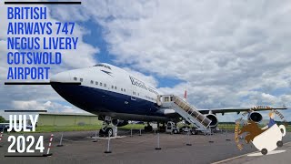 British Airways Negus GCIVB Boeing 747 Cotswold Airport [upl. by Rourke]