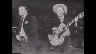 Jimmy Wakely And Bob Hope Perform A Comedy Bit [upl. by Enileda]