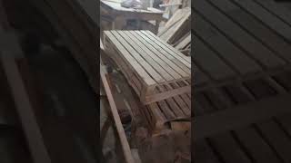 3 seater pallet seat Making process palletskenya carpentry woodpalletbusiness woodwork diy [upl. by Noyr]