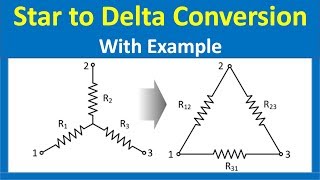 Star to Delta Conversion Method in Network circuit Hindi [upl. by Hgieleak]