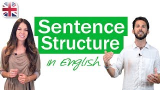 English Sentence Structure  English Grammar Lesson [upl. by Luapleahcim891]