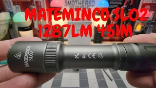 MATEMINCO SL02 NEW RELEASE 1287LM 451M HL2X LED [upl. by Rann]