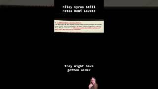 Miley Cyrus Still Hates Demi Lovato mileycyrus demilovato [upl. by Dnarb801]