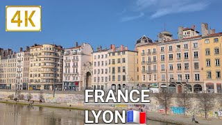 Lyon One of the Most Beautiful Cities in France  WALKING TOUR 4K HDR ULTRA  ZOOL TRAVELING [upl. by Calan]