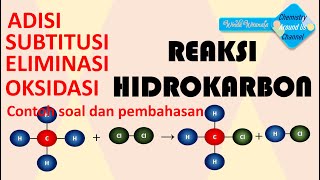 REAKSI HIDROKARBON OKSIDASI SUBTITUSI ADISI DAN ELIMINASI [upl. by Pickar]