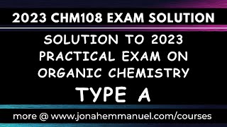 Organic Chemistry Practical Exam Questions and Answers 1 jonahemmanuel organicchemistry [upl. by Teevens]