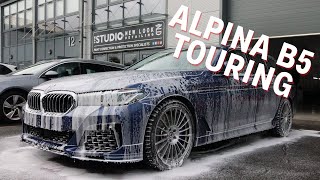 Rare BMW Alpina B5 receives PPF and Ceramic Pro Gold Package at the New Look Detailing studio [upl. by Joash]