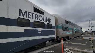 5424 Pre Metrolink SB Line M366 passes White Ave near La Verne CA [upl. by Otha]