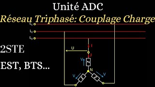 Couplage Charge Triphasé  Étoile amp Triangle [upl. by Seessel293]