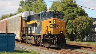 CSX 1869 quotCampOquot leads M204 in Fairport [upl. by Naamann150]