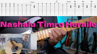 Nashalu Timro Heraile  Jyoti Ghimire  Guitar Lesson with TABS [upl. by Valery280]