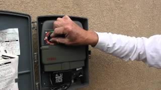 How to adjust your sprinkler control panel [upl. by Reitrac707]