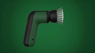 Brosse de nettoyage sans file  Bosch UniversalBrush  360° Animation [upl. by Klemens]