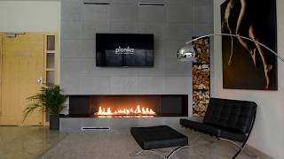 Sinatra Gas Fireplace Installation Timelapse [upl. by Tompkins]