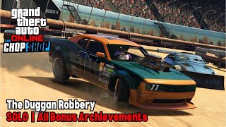 GTA Online  The Duggan Robbery SOLO All Bonus Challenges The Chop Shop DLC  PS5 [upl. by Shandeigh746]