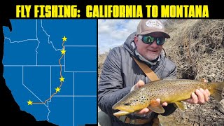 FLY FISHING California to Montana [upl. by Arihppas532]