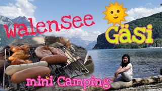 Walensee Gäsi Switzerland  Camping  my little story by mami amp isaree [upl. by Kennet]