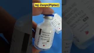 InjPiptazZosyn 45gm  Combination of piperacillin 4gm amp Tazobactam 05gm panicillinclass viral [upl. by Akimaj]