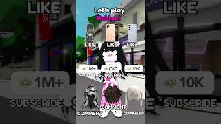 Lets play roblox😋 roblox robloxshorts [upl. by Udela]