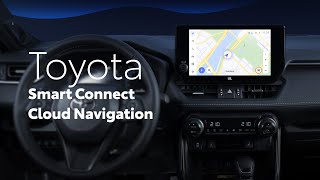 Toyota Smart Connect Cloud Navigation Feature  Toyota [upl. by Luthanen]