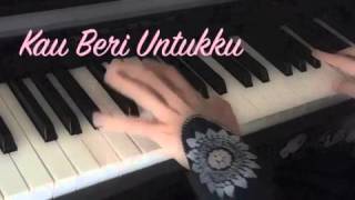 Muhasabah Cinta EdCoustic Piano Cover with Lyrics [upl. by Domenech]