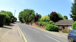 Walk out of town from Knebworth Train Station in Hertfordshire [upl. by Gilemette309]