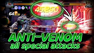 MCOC ANTI VENOM ALL SPECIAL ATTACKS  MCOC ANTI VENOM GAME PLAY [upl. by Htedirem]