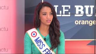 Miss France 2014  « Défendre une France cosmopolite n’est pas mon message premier » [upl. by Chrystel109]