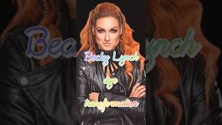 Becky Lynch Transformation  shorts wwe trending viral [upl. by Eiramaneet]