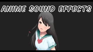 Anime sound effects compilation [upl. by Puttergill]