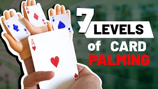 7 Levels of Card Palming  EXPLAINED Magic Tutorial [upl. by Rehotsirhc]