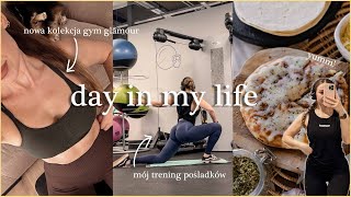 MÓJ TRENING POŚLADKÓW🍑 PRZEGLĄD NOWEJ KOLEKCJI GYM GLAMOUR🛍️  DAILY VLOG [upl. by Schramke]