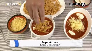 Deliciosa sopa azteca fácil de preparar [upl. by Mathis]