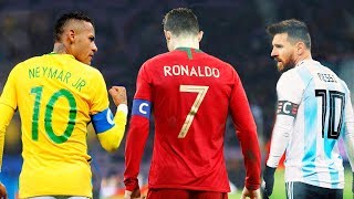 Neymar vs Cristiano Ronaldo vs Messi ● National Heros [upl. by Araec491]