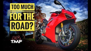 Ducati Panigale V4S Review [upl. by Ainitsirhc45]