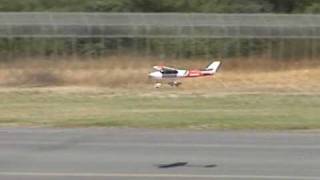 Cessna 182 Skylane RTF Skyartec Aerobatic Scale Flight [upl. by Lachman123]