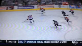 Brian Campbell HUGE Hit On RJ Umberger Buffalo Sabres VS Philidelphia Flyers 2006 Playoffs [upl. by Englis]