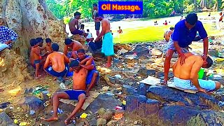 Tourist Places Hogenakkal Falls Massage Hogenakkal Massage Male Massage Oil for Body Massage [upl. by Mchale598]