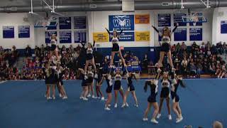 David Brearley HSBlue Devils 2018 Cheering Challenge [upl. by Maiah]