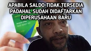 APABILA CEK SALDO JHT TIDAK TERSEDIA [upl. by Htims429]