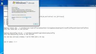 Windows 7 Build 7600 Activation [upl. by Higgins]