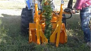 Transplanting  Multione and tree transplanter [upl. by Chapland]