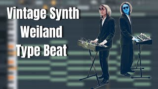 How To Make EASY Vintage Synth Beat  Fish x Weiland Type Beat [upl. by Nylg]