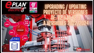 eplanp8 UPGRADEUPDATE EPLAN PROJECT Oldest version to New EPlan 20222024 using ZW1 Files [upl. by Nomor]