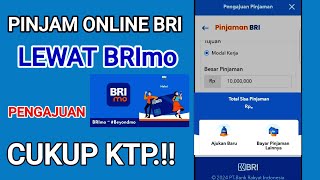 Cara Pinjam Uang Lewat BRImo Pengajuan Online Pakai Hp [upl. by Jeffry20]