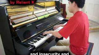 Relient K  Be My Escape Piano Cover Music Video [upl. by Mchugh]