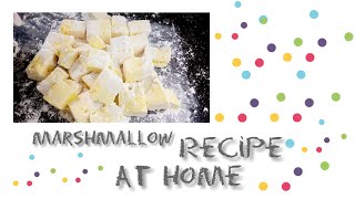 Marshmallow Recipe in Tamil  Homemade Marshmallow Recipe [upl. by Hamish]